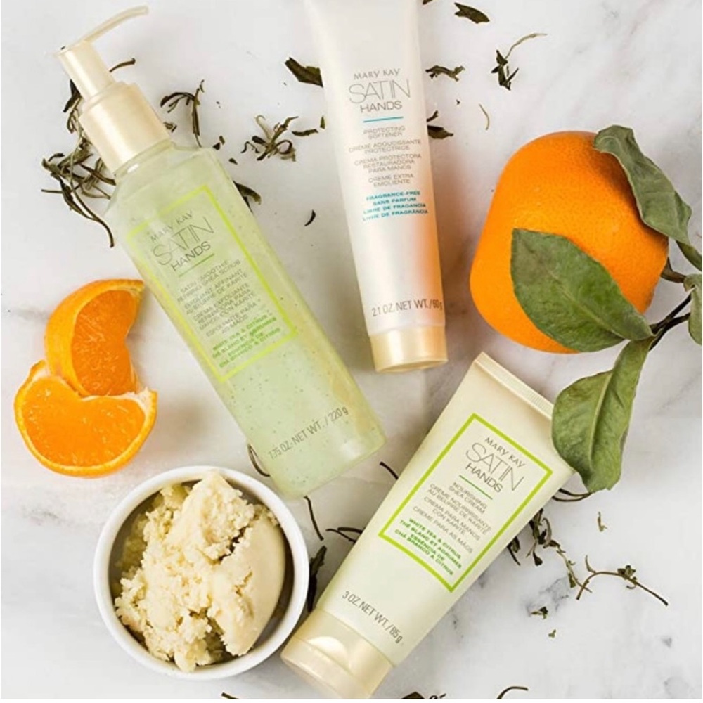 💚Mary Kay💚Satin Hands White Tea & Citrus Mini Set